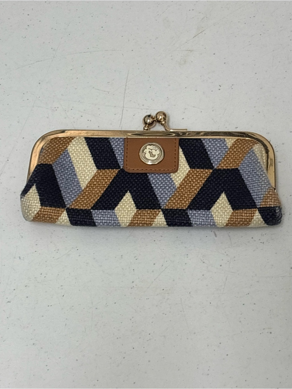 Spartina kiss lock vintage style coin purse  Geometric Pattern
